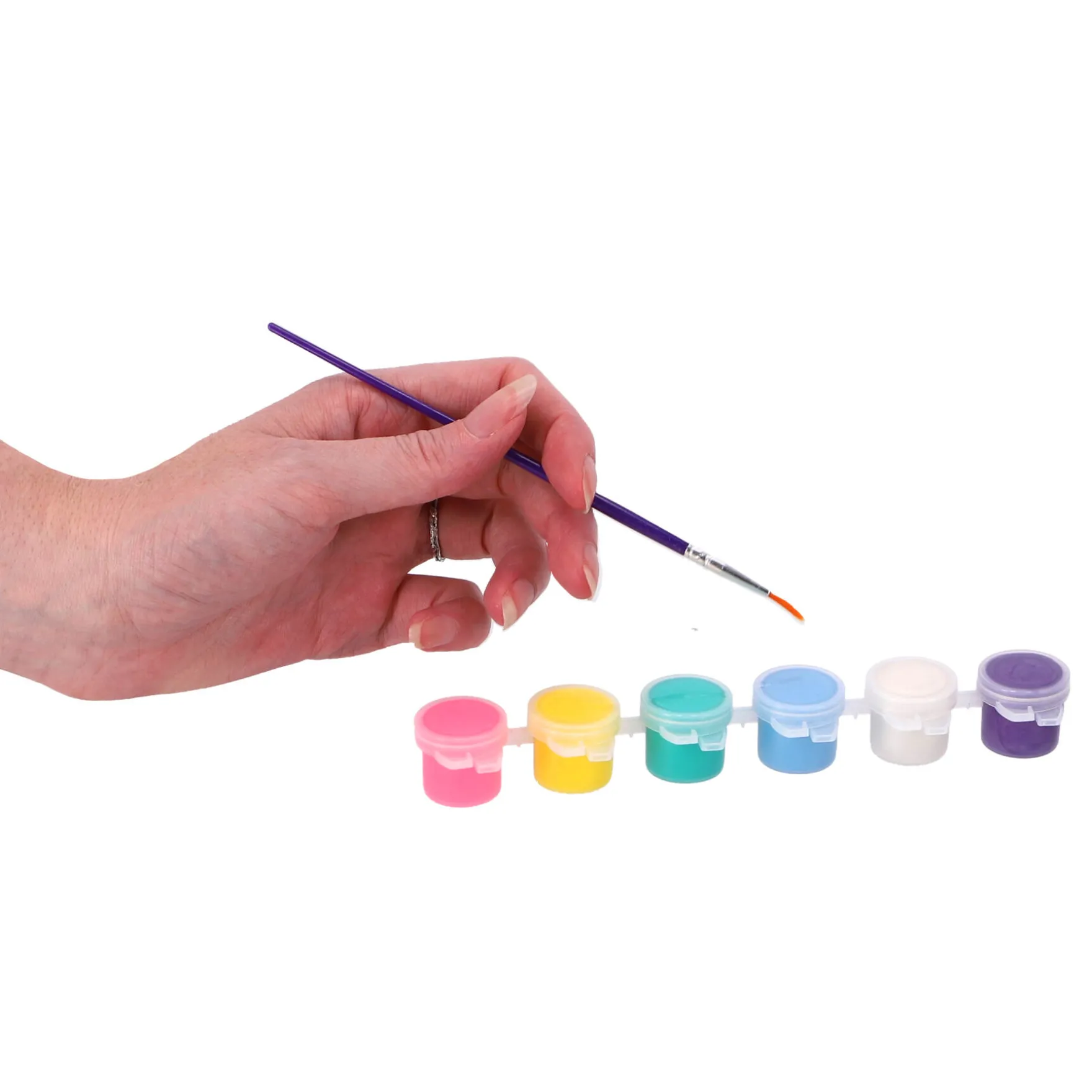 Totum unicorn glittergips en verfset