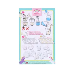 Totum unicorn glittergips en verfset