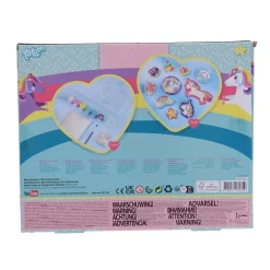 Totum unicorn glittergips en verfset