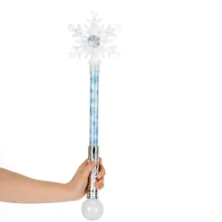 Toverstaf sneeuwvlok met licht