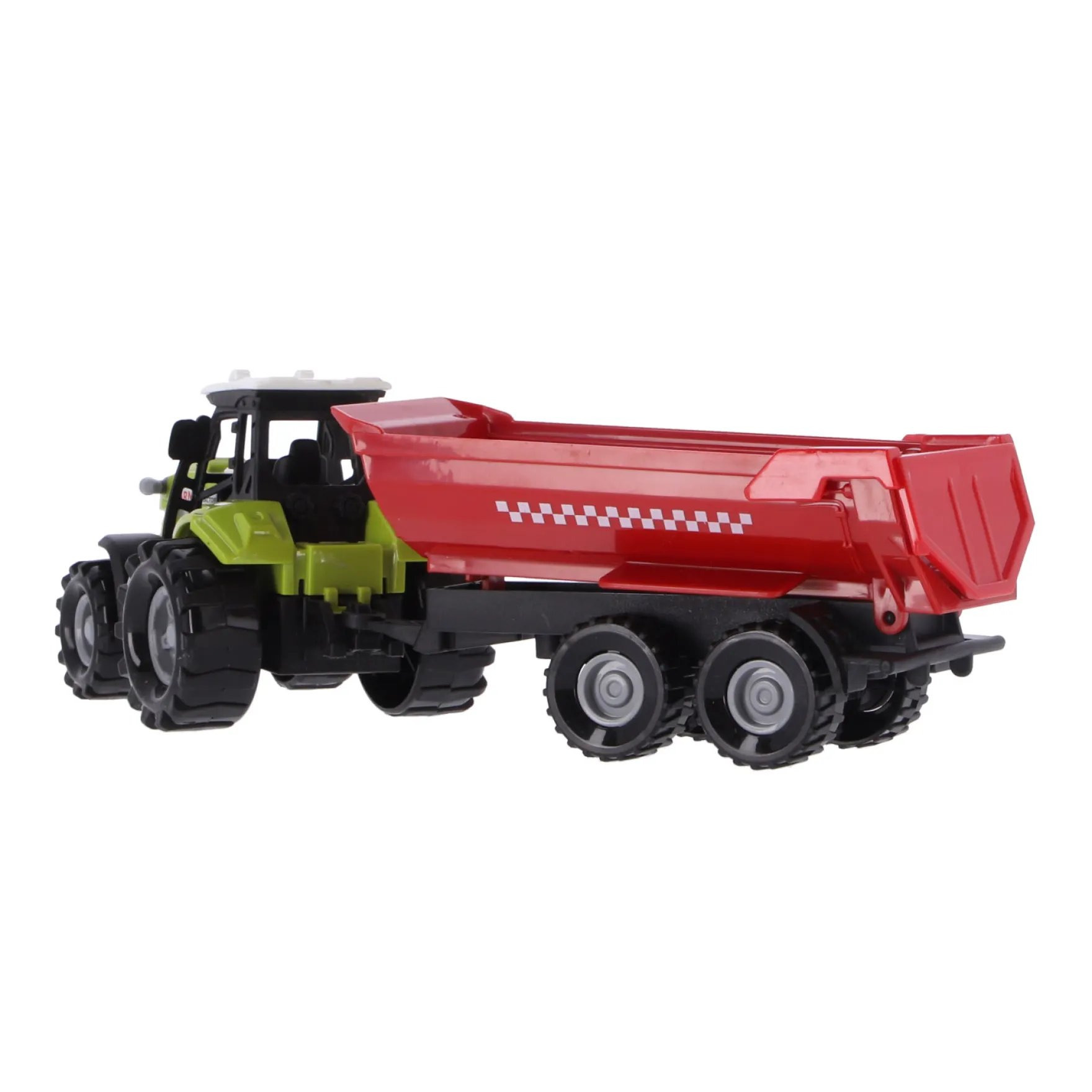 Tractor Met Aanhanger Rood Licht En Geluid