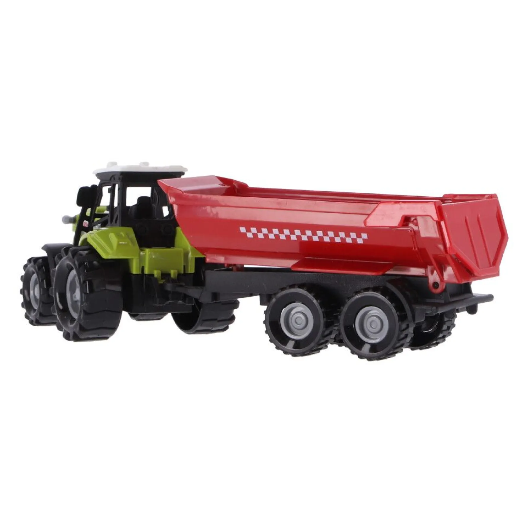 Tractor Met Aanhanger Rood Licht En Geluid