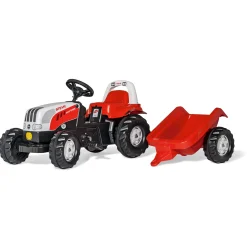 Traptractor Rolly Toys Steyr 6190CVT Met Aanhanger