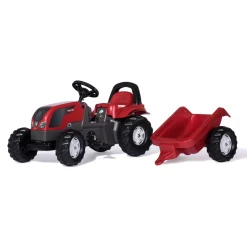 Traptractor Rolly Toys Valtra Met Aanhanger