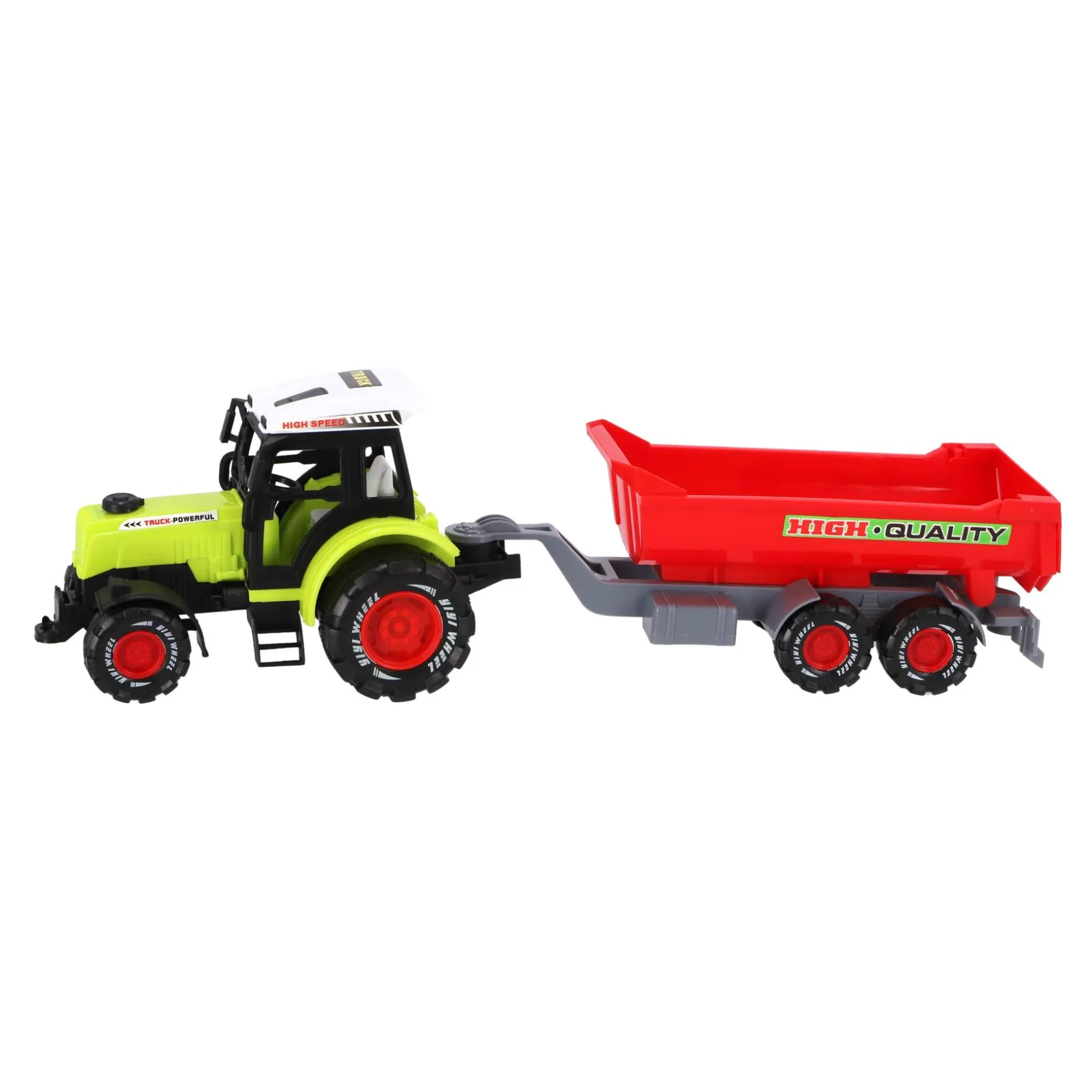 Trekker met aanhanger