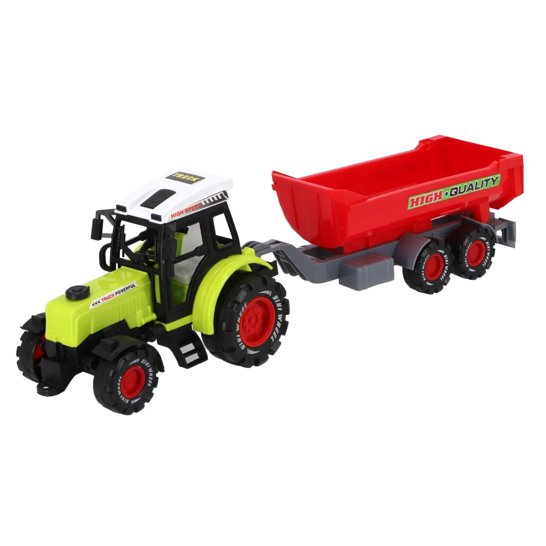 Trekker met aanhanger