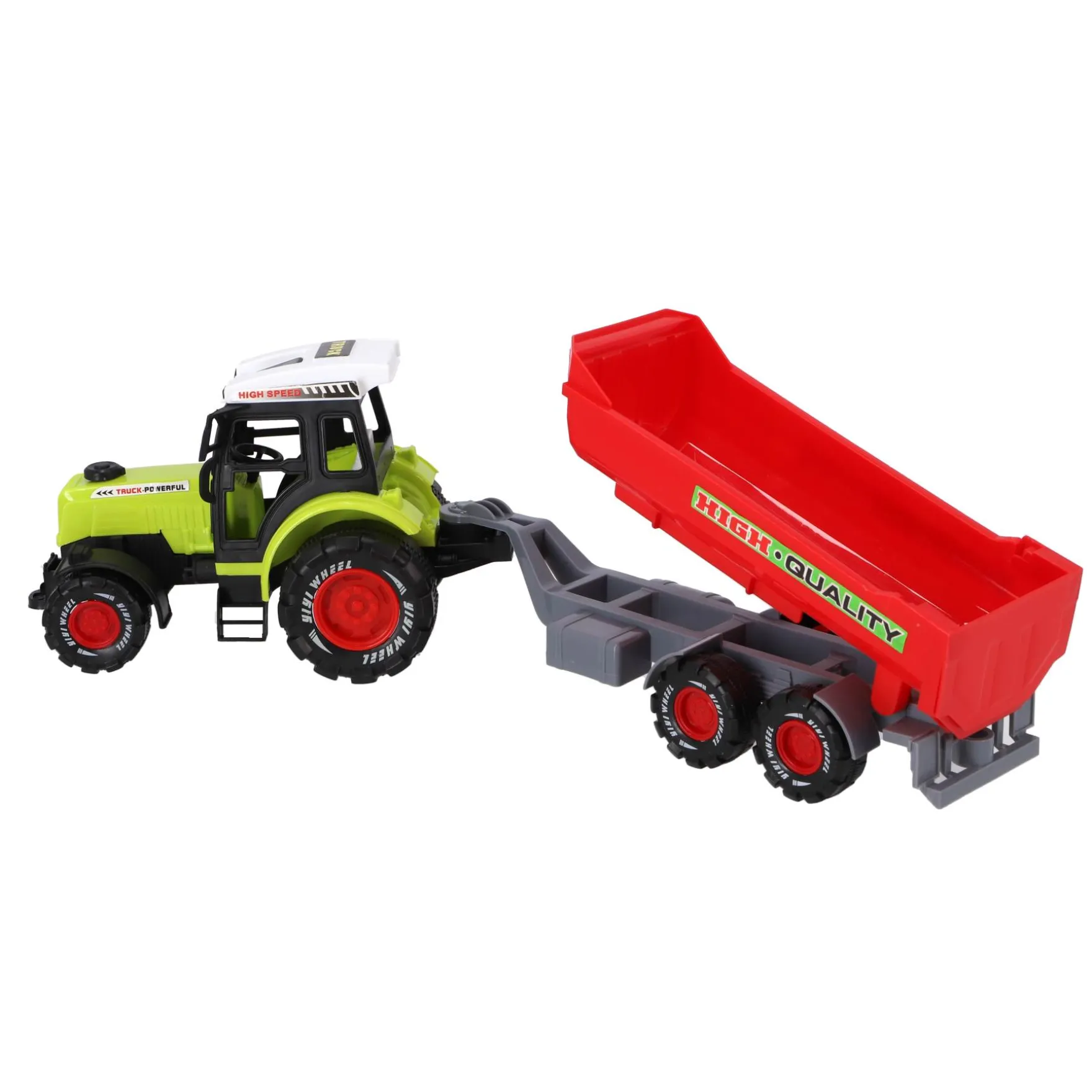 Trekker met aanhanger