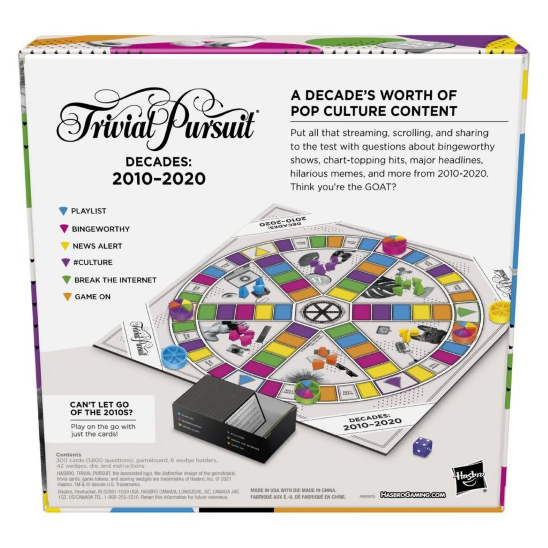 Trivial Pursuit Decades 2010-2020 - Bordspel