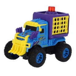 Truck met Dino in Kooi met Licht en Geluid 17 cm