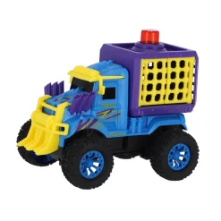 Truck met Dino in Kooi met Licht en Geluid 17 cm