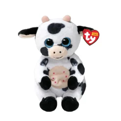 Ty Beanie Bellies Cow Black/White 17cm