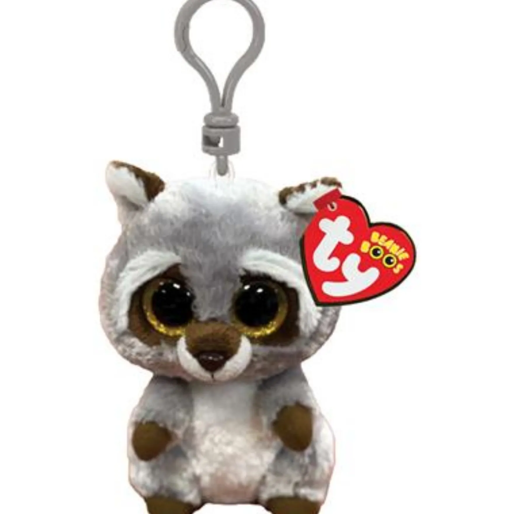 Ty Beanie Boo Sleutelhanger Oakie Racoon Clip