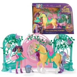 Unicorn Academy Pop Ava & Unicorn Leaf Stal Set