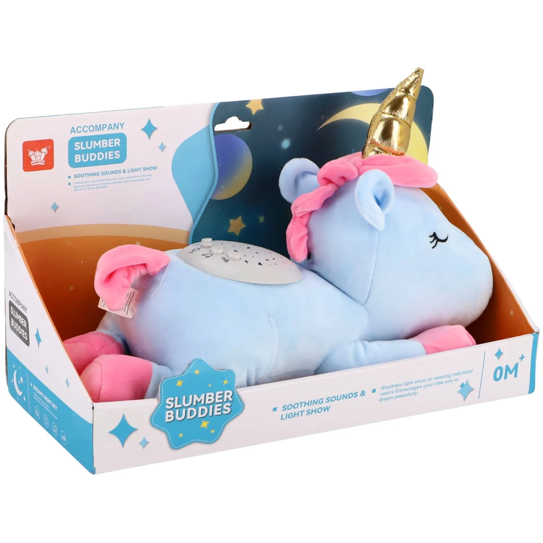 Unicorn Knuffelprojector Blauw