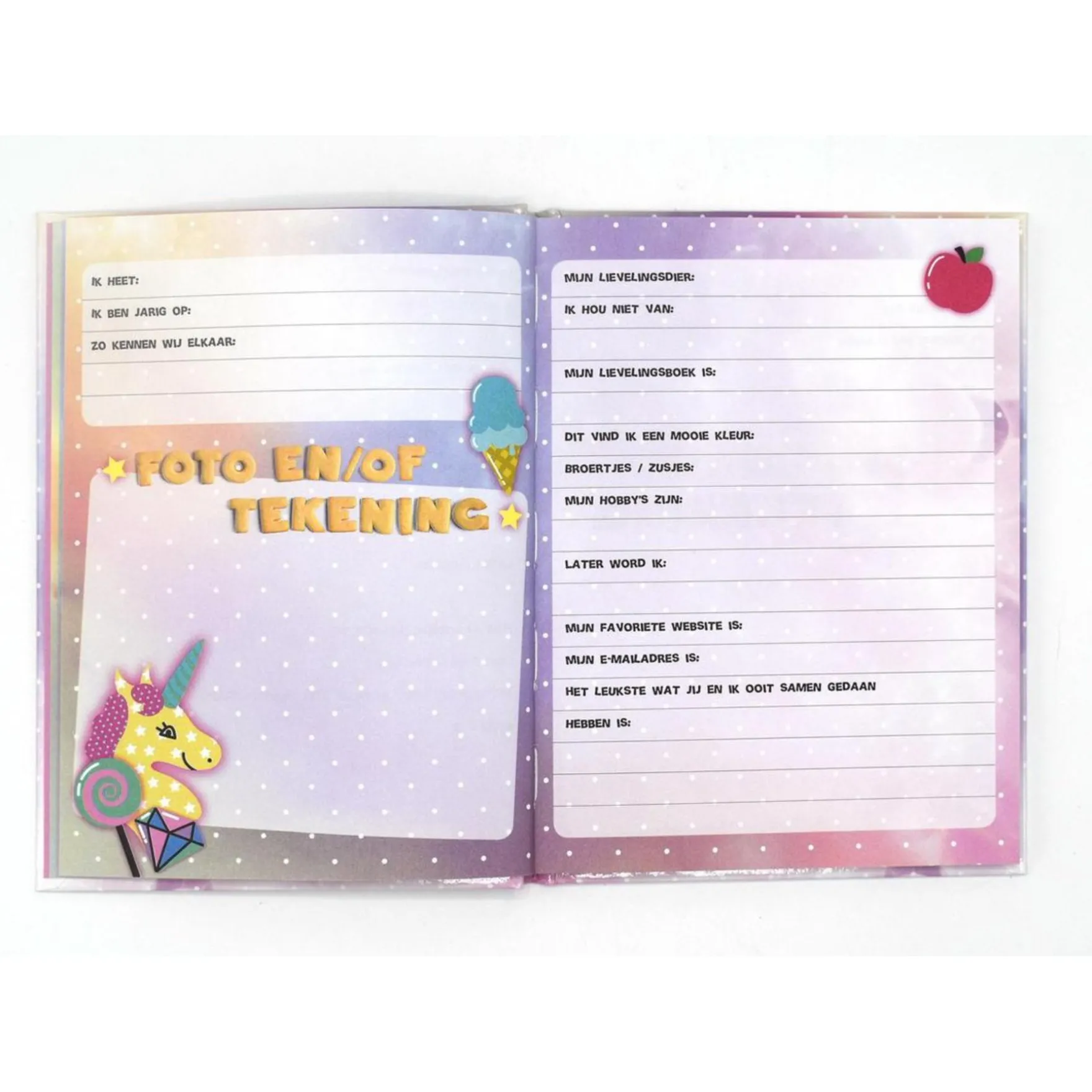 Unicorn Vriendenboek