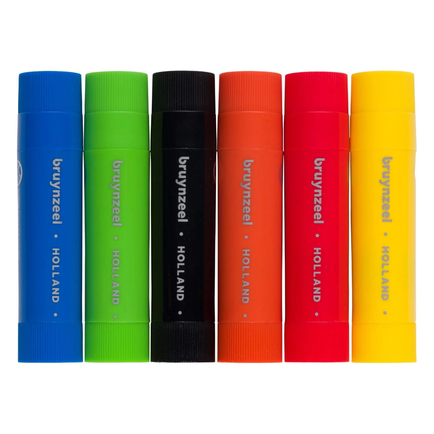 Verfstiften 6 Stuks Basic Kleuren