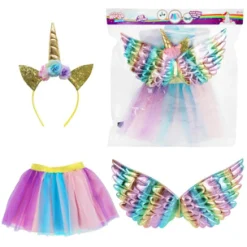 Verkleed Speelset Eenhoorn 3-delig