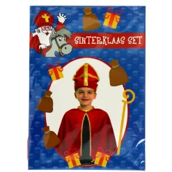 Verkleedset Sinterklaas Cape Met Mijter 1 Maat