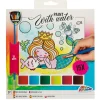 Verven met water 15 sheets met kwast