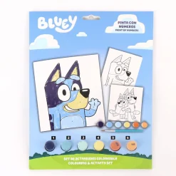 Verven op nummer Bluey