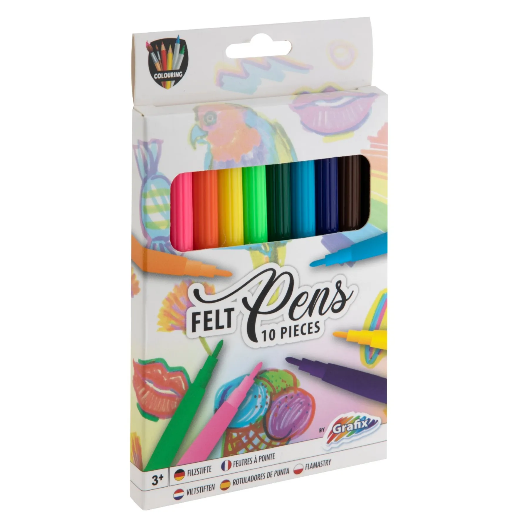 Viltstiften 10 Stuks