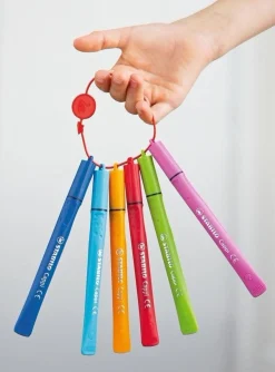 Viltstiften Stabilo Cappi Etui 12 Stuks