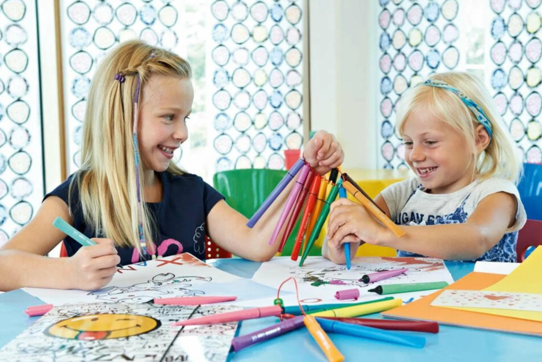 Viltstiften Stabilo Cappi Etui 12 Stuks