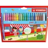 Viltstiften Stabilo Power Stiften 24 Stuks