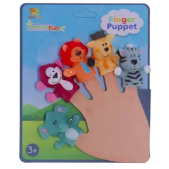 Vingerpoppen Dieren 2 Assorti