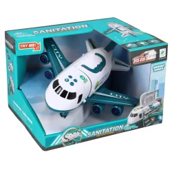 Vliegtuig city dreamliner met licht en geluid