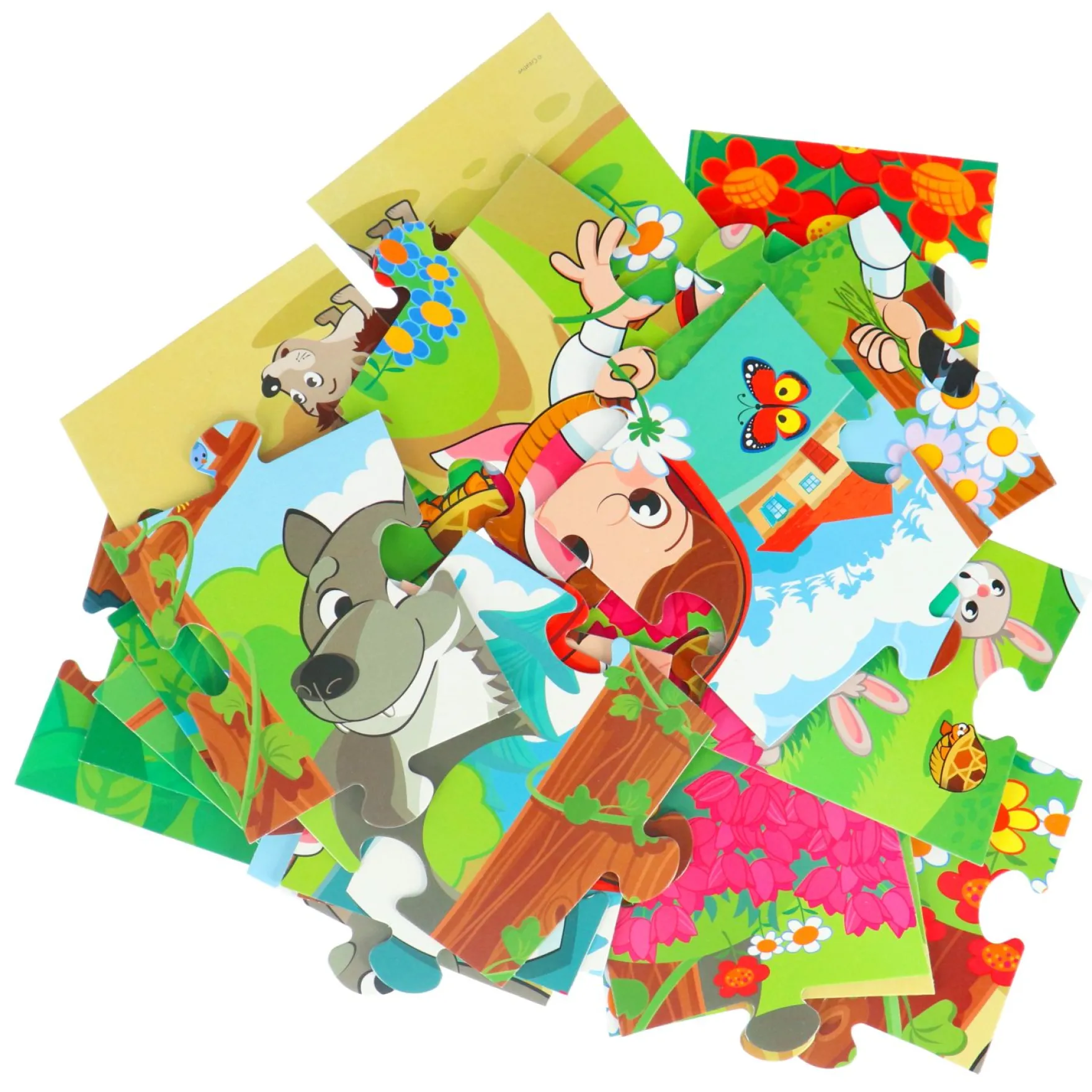 Vloerpuzzel Roodkapje 70x100 Cm