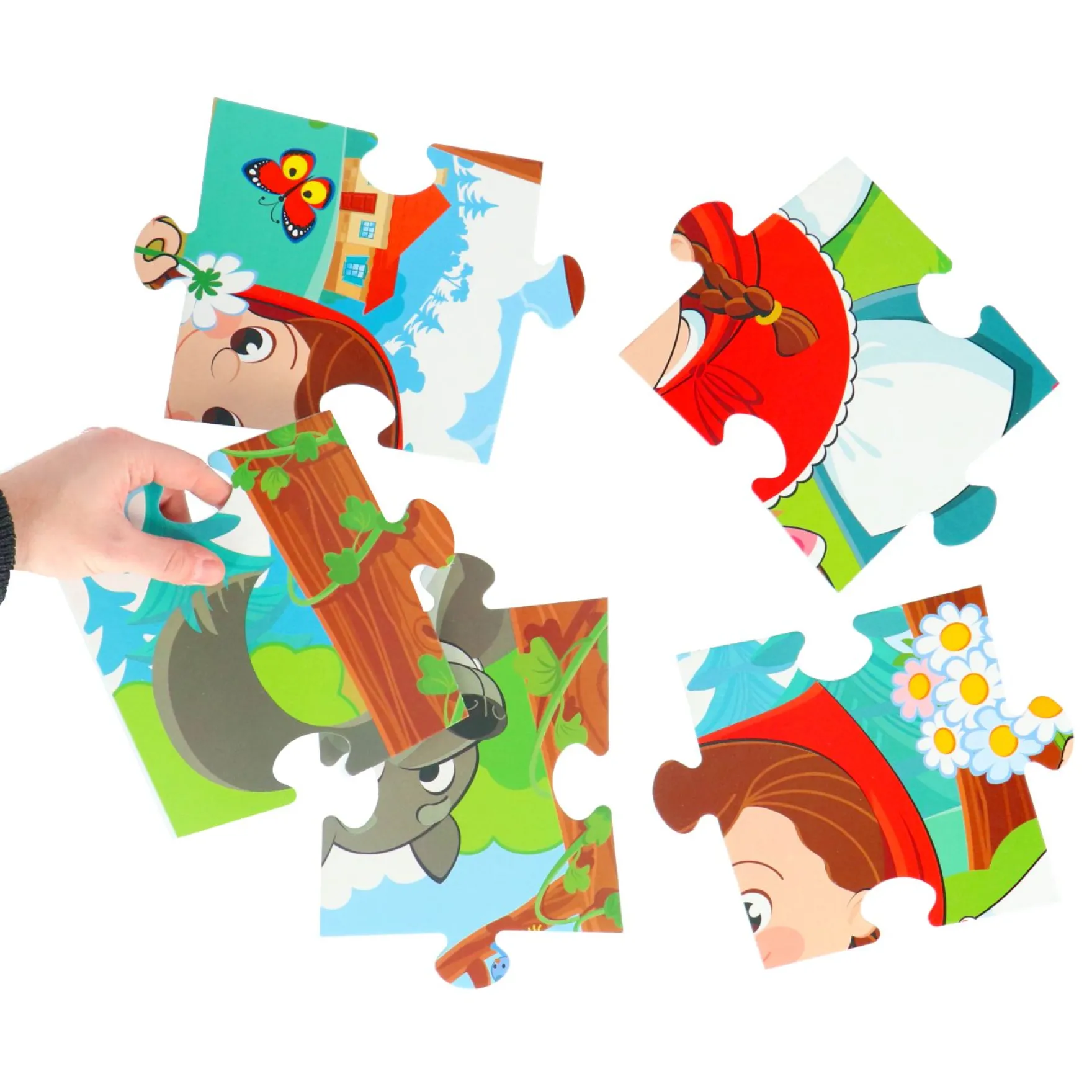 Vloerpuzzel Roodkapje 70x100 Cm