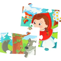 Vloerpuzzel Roodkapje 70x100 Cm