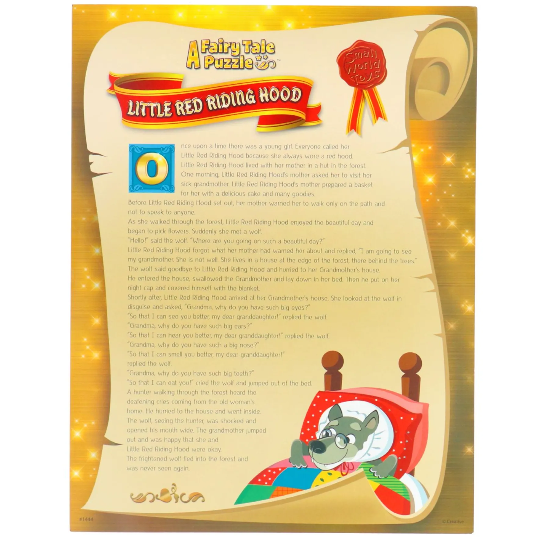 Vloerpuzzel Roodkapje 70x100 Cm