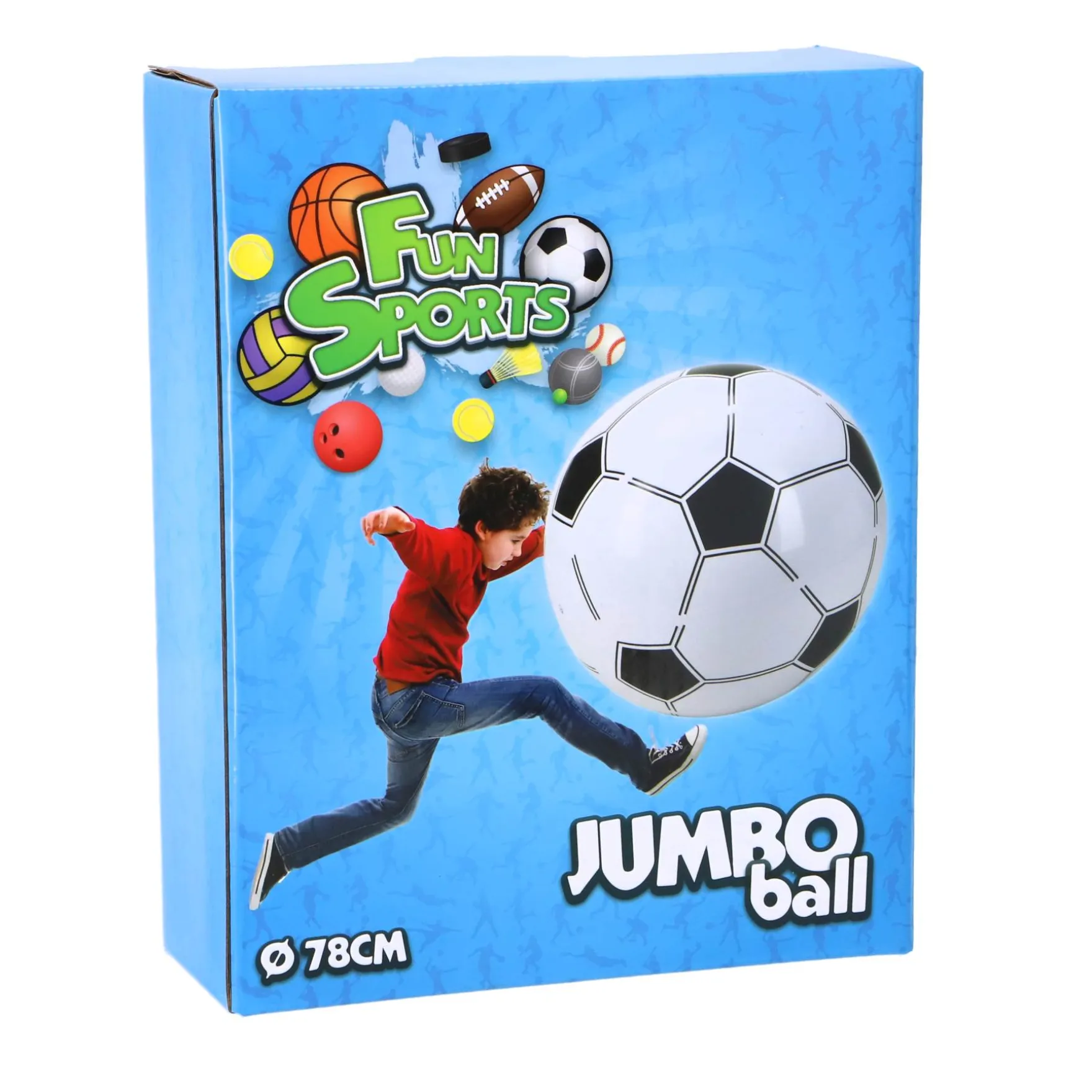 Voetbal Jumbo Opblaasbaar 78 Cm.