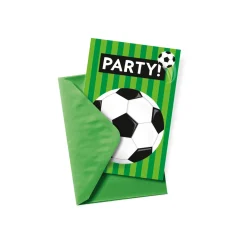 Voetbal Uitnodigingskaarten