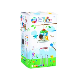 Vogel voeder set maken 9x9 cm