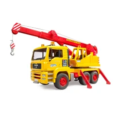 Vrachtwagen MAN met kraan 50 jaar Bruder