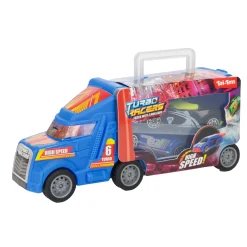 Vrachtwagen mini koffer met 2 auto's 2 assorti