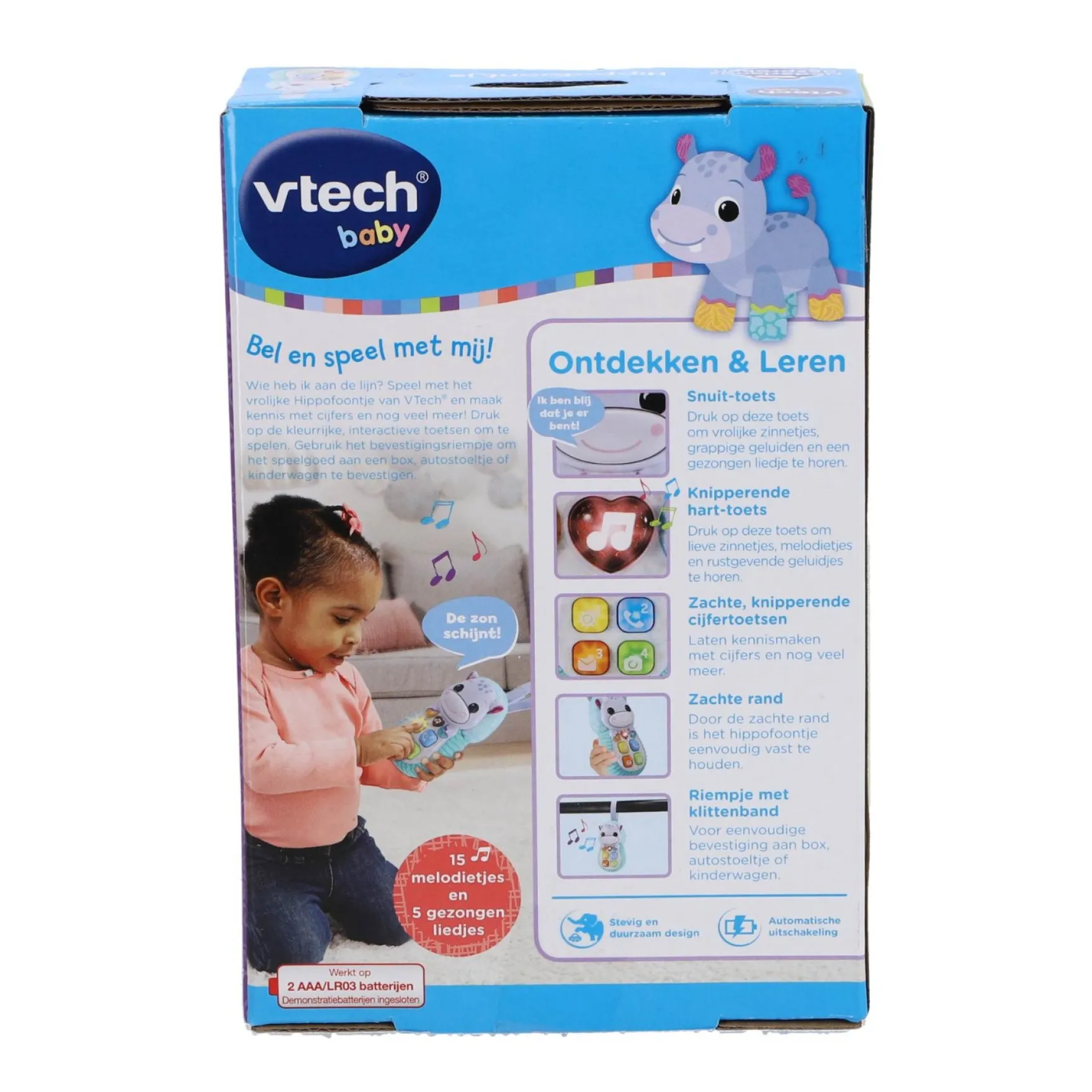 Vtech Baby Hippofoontje Blauw