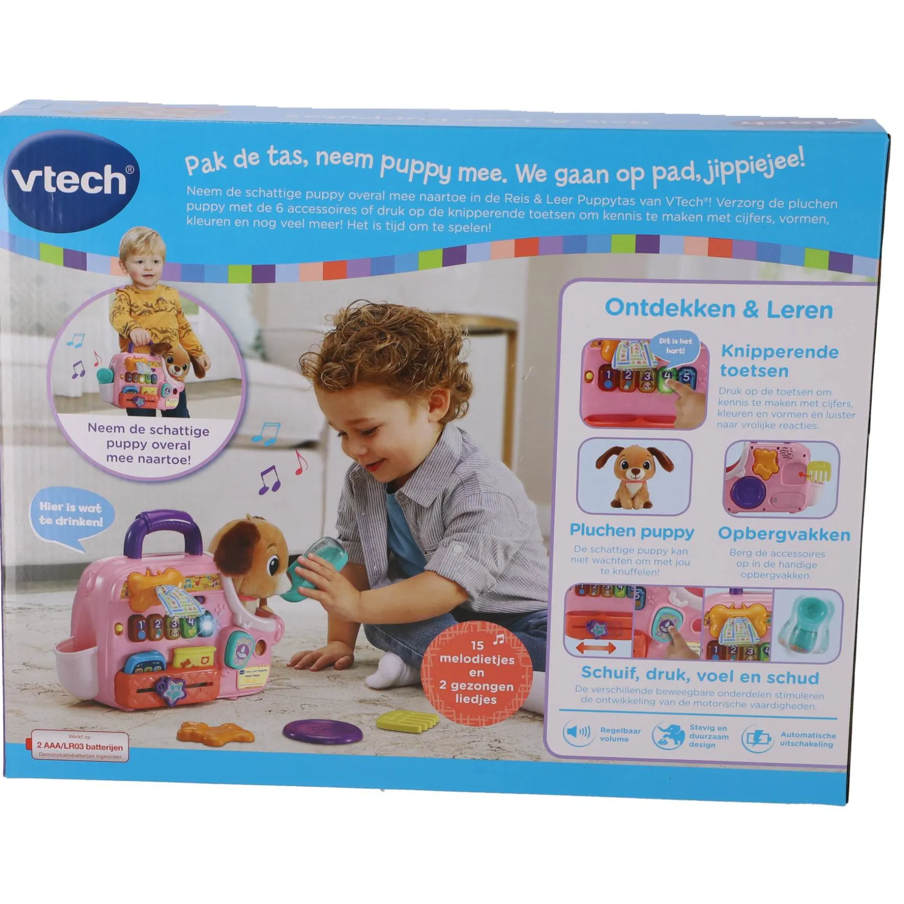 Vtech Baby Reis & Leer Puppytas