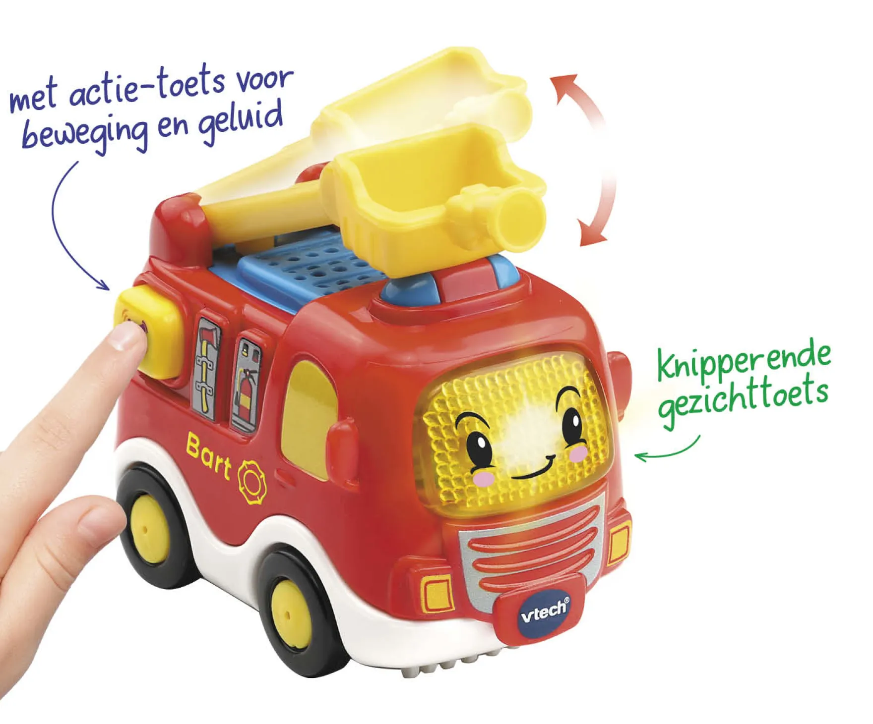 Vtech Toet Toet Auto's Bart Brandweer