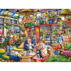 Wasgij puzzel Mysterie kat en muis spel 1000  stukjes