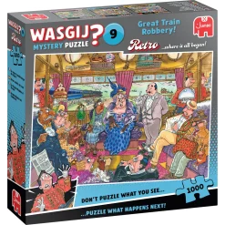 Wasgij puzzel retro De Grote Treinroof 1000  stukjes