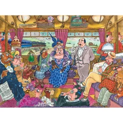 Wasgij puzzel retro De Grote Treinroof 1000  stukjes