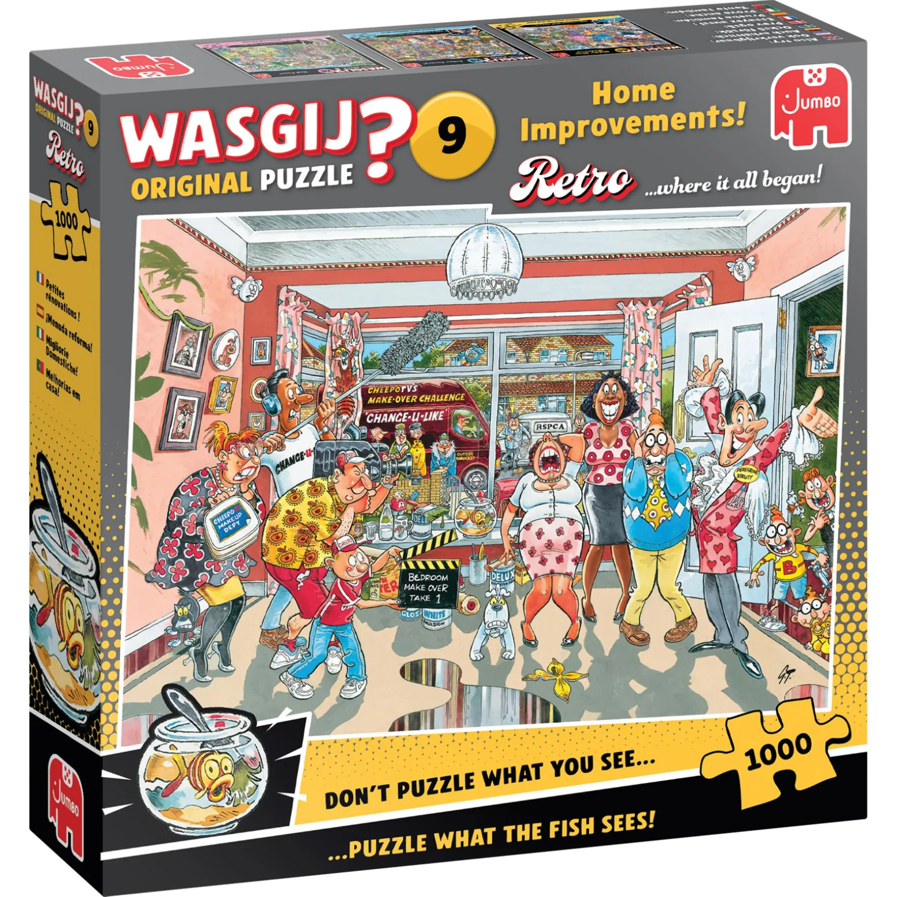 Wasgij puzzel retro Klein Verbouwinkje 1000 stukjes