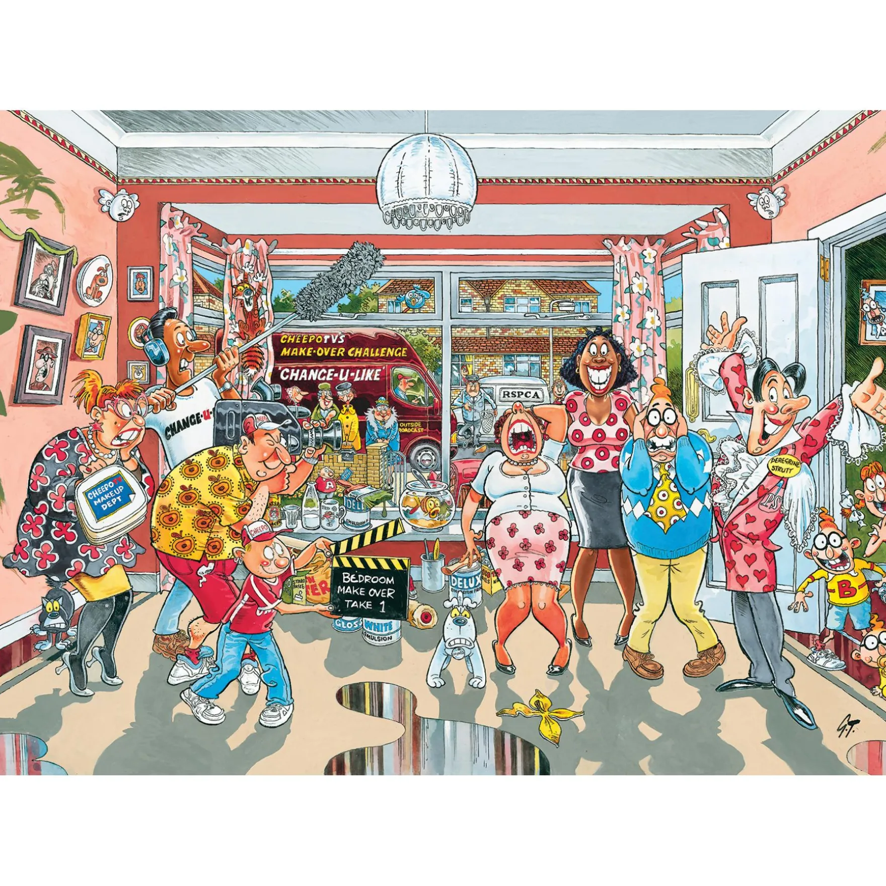 Wasgij puzzel retro Klein Verbouwinkje 1000 stukjes