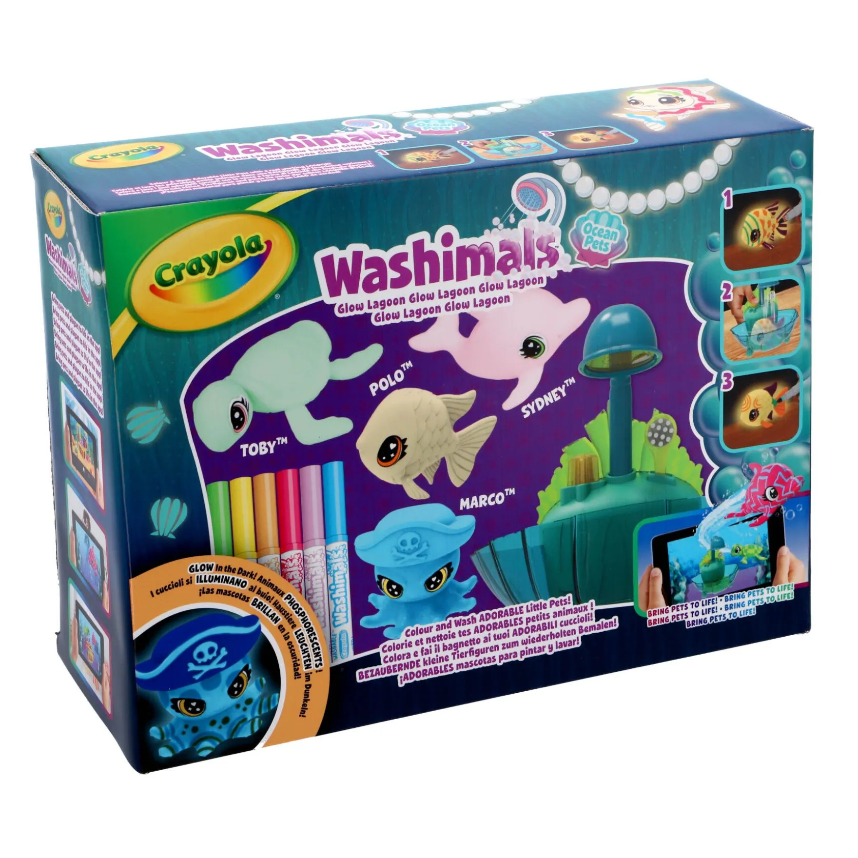 Washimals Playset Ocean Glow Lagoon