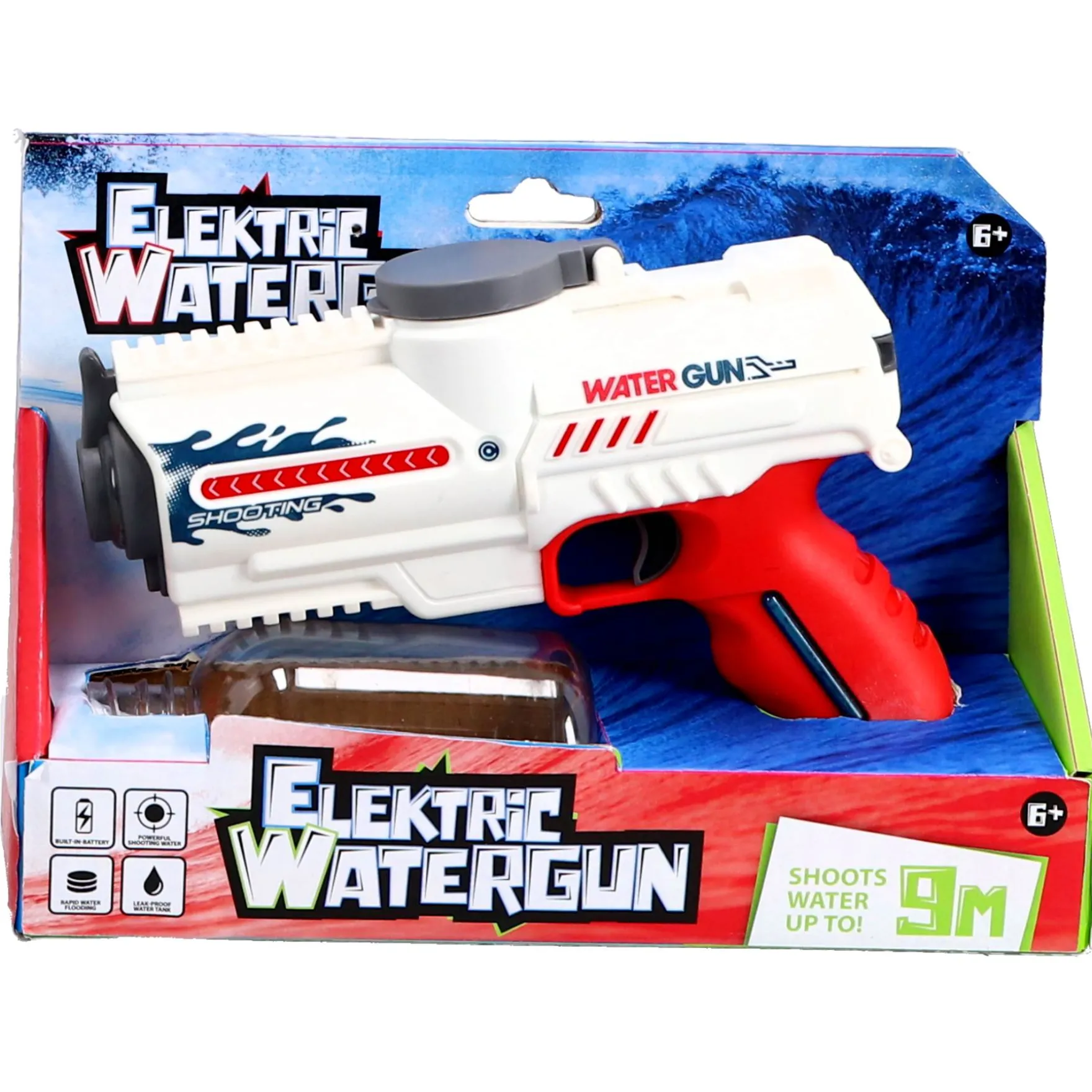 Waterpistool Elektrisch 18 cm (usb) assorti