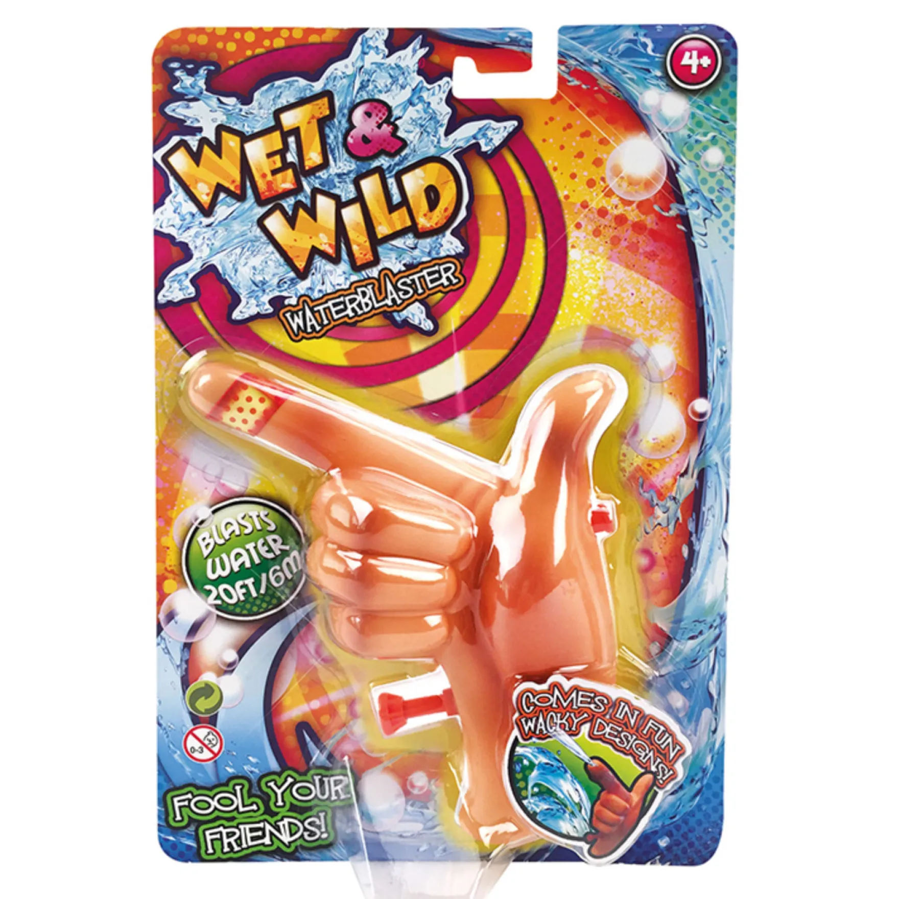 Waterpistool Vinger/Drinkbeker Assorti